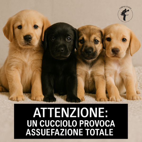 attenzione un cucciolo provocaassuefazione totale