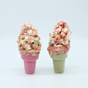 Coni gelato al pop corn