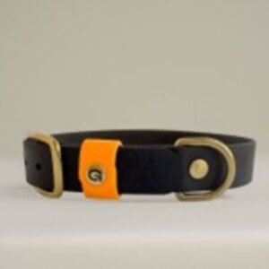 collare cane biothane-nero