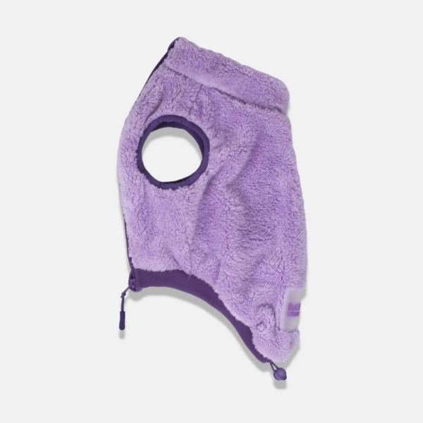 Gilet per cani in sherpa lilla - immagine 6