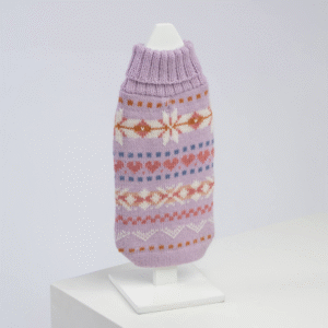 Maglione per cani in alpaca Lavanda
