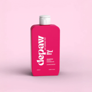 Shampoo per cani Good Bites profumo biscotti e vaniglia.