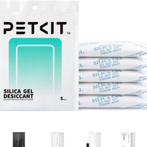 Set 5 bustine essiccanti PETKIT Desiccant per alimentatori automatici per cani e gatti.