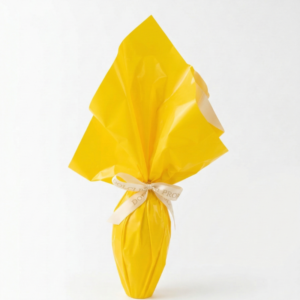 Uovo di Pasqua per cani Dolci Impronte confezione gialla senza cioccolato 50g