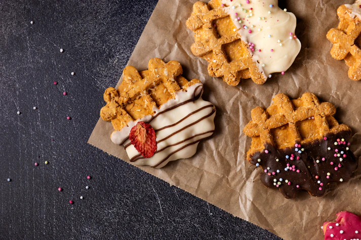 Waffle per Cani Gourmet – Snack Artigianale al Burro di Arachidi