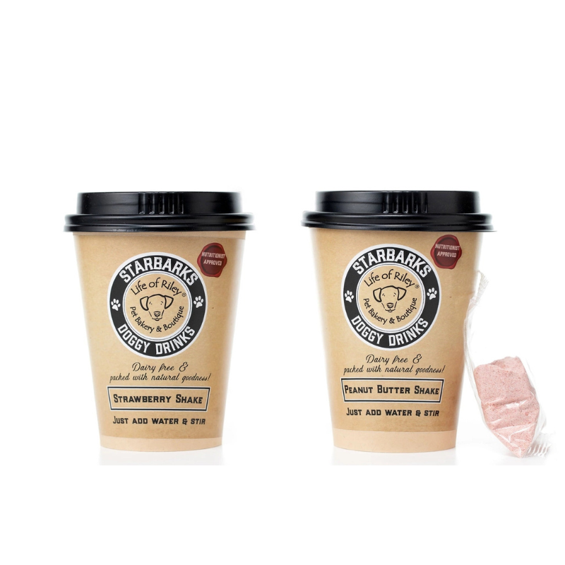 Bevande per cani Starbarks Shakes confezione di preparato per milkshake fai da te naturale